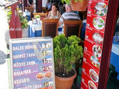 Prices for food in Istanbul, Tourist restaurants