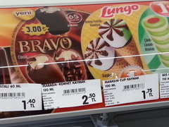 Цены в Стамбуле на продукты, Мороженное