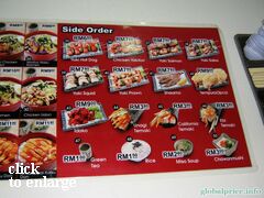 The cost of food in food court, The cost of food in food court