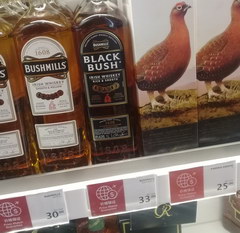 Цены в Duty Free в Аэропорту Лос Анжелеса, Ирландский Виски