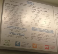 Prices for fast food in the USA, Various Mexican food 