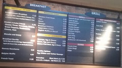 Cost of lunch in the USA, Food court in the Grand Canyon 