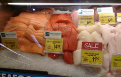 Fish prices in the USA, Various fish 