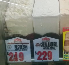 Cost of dairy products in the USA, Cottage cheese 