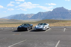 Red Rock Canyon, Many tourists rent convertibles