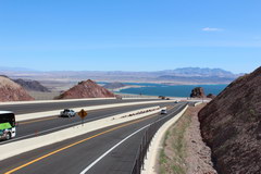 Hoover Dam, On the way to the dam from Las Vegas 