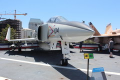 Aircraft carrier USS Midway, Fighter Show on the upper deck 