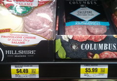 US food prices, sausage sliced ​​