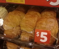 Food prices in the USA, Croissants 