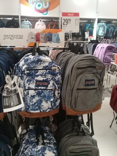US prices for clothes, Backpacks 