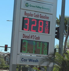 Стоимость топлива в США, Бензин в Неваде