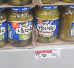 US prices for food, Pickles 
