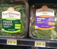 US prices for vegetables for 1 pound, Salads 