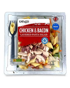 Цены в готовую еду в Англии в супермаркете, Куриный салат