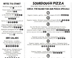 Food prices in London in Britain, How much does it cost to eat in a pizzeria