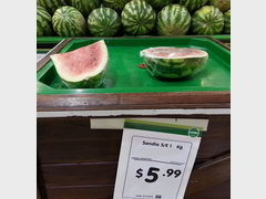 Prices for food in Argentina, Watermelon 