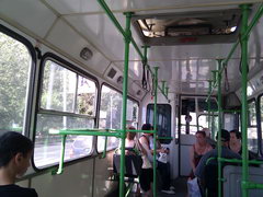 Транспорт Армении, Внутри троллейбуса