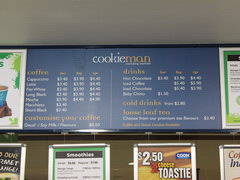 Prices in a cafe in Australia, Coffee 