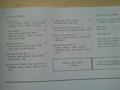 Cost of food in a cafe in Australia, Restaurant, main dishes 