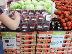Цены на фрукты в Австралии, Клубника