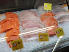 Цены на продукты в магазинах в Австралии, Рыба