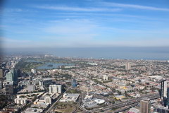 Sights of Melbourne, View from the Observation Deck of the Eureka Skydeck Tower