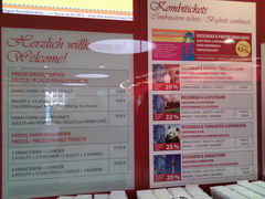 Activities in Vienna, Attracions park - ticket prices