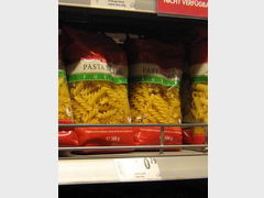 Prices in Austria in Vienna, Pasta