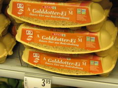 Цены на продукты в Австрии в Вене, Яйца