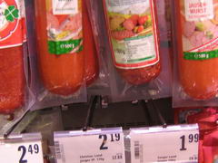 Цены на продукты питания в Австрии, Колбасы