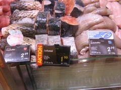 Стоимость продуктов в Вене, Стейки рыбы