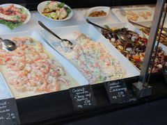 Цены на еду в Вене в Австрии, Салаты из морепродуктов