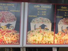 Street food in Vienna in Austria, Noodles and rice