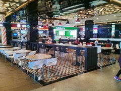 Fast food in Minsk in Belarus, Food court in the mall