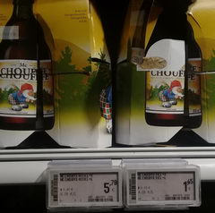 Цены на пиво в Бельгии в супермаркете, пиво Chouffe