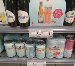 Beer prices in Belgium in the supermarket, Various hoegarden beer