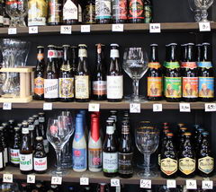 Цены в барах в Брюсселе, бутылочное пиво
