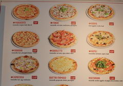 Food prices in Brussels in Belgium, Pizzeria