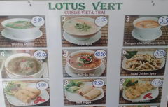 Food prices in Brussels in Belgium, Vietnamese cuisine