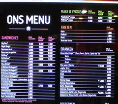 Prices for food in Belgium in Brussels, Prices at McDonalds