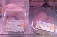 Цены на продукты в Брюсселе, Цены на курицу