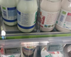 Prices in Belgium for dairy products, drinking yogurts