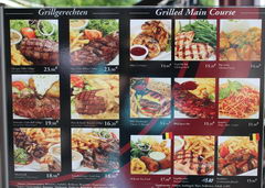 Prices at restaurants in Belgium, Grill restaurant