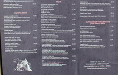 Prices at restaurants in Belgium, salads and pastes in pizzerias