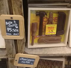 Prices for souvenirs in Belgium, Chocolate tools