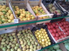 Food prices in Bosnia and Herzegovina, Mandarin and pear