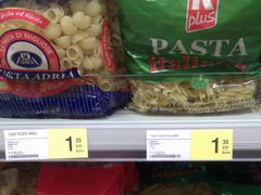Food prices in Bosnia and Herzegovina, Pasta