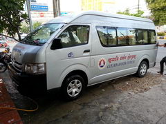 Buses in Cambodia, Sihanoukville, Luxury Bus Golden Bayon Express