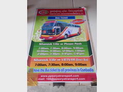 Buses in Cambodia, Sihanoukville, Bus Company Sorya