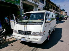 Buses in Cambodia, Sihanoukville, Minivan Sok Lim to Kampot